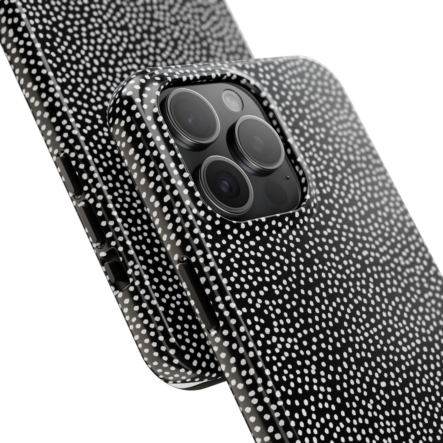 Baby Dots Black / White Phone Case