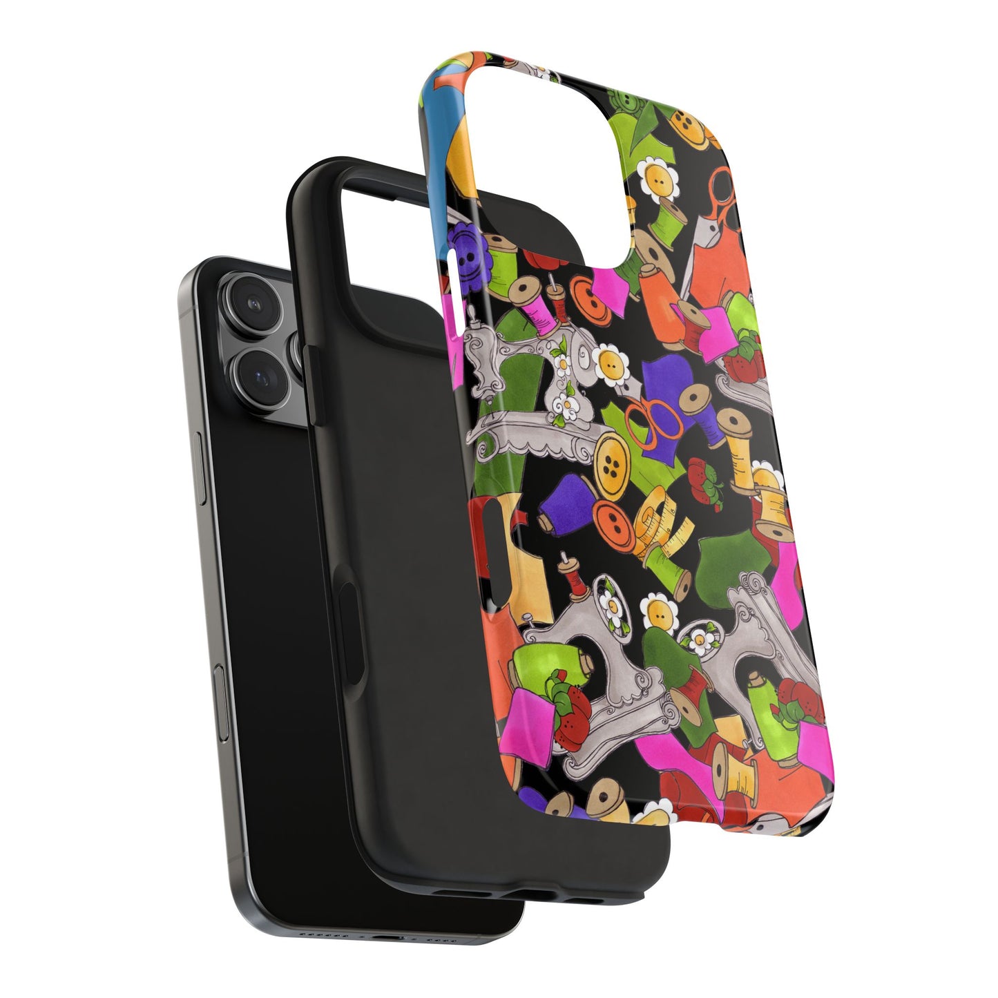 Kaleidasew Black Phone Case
