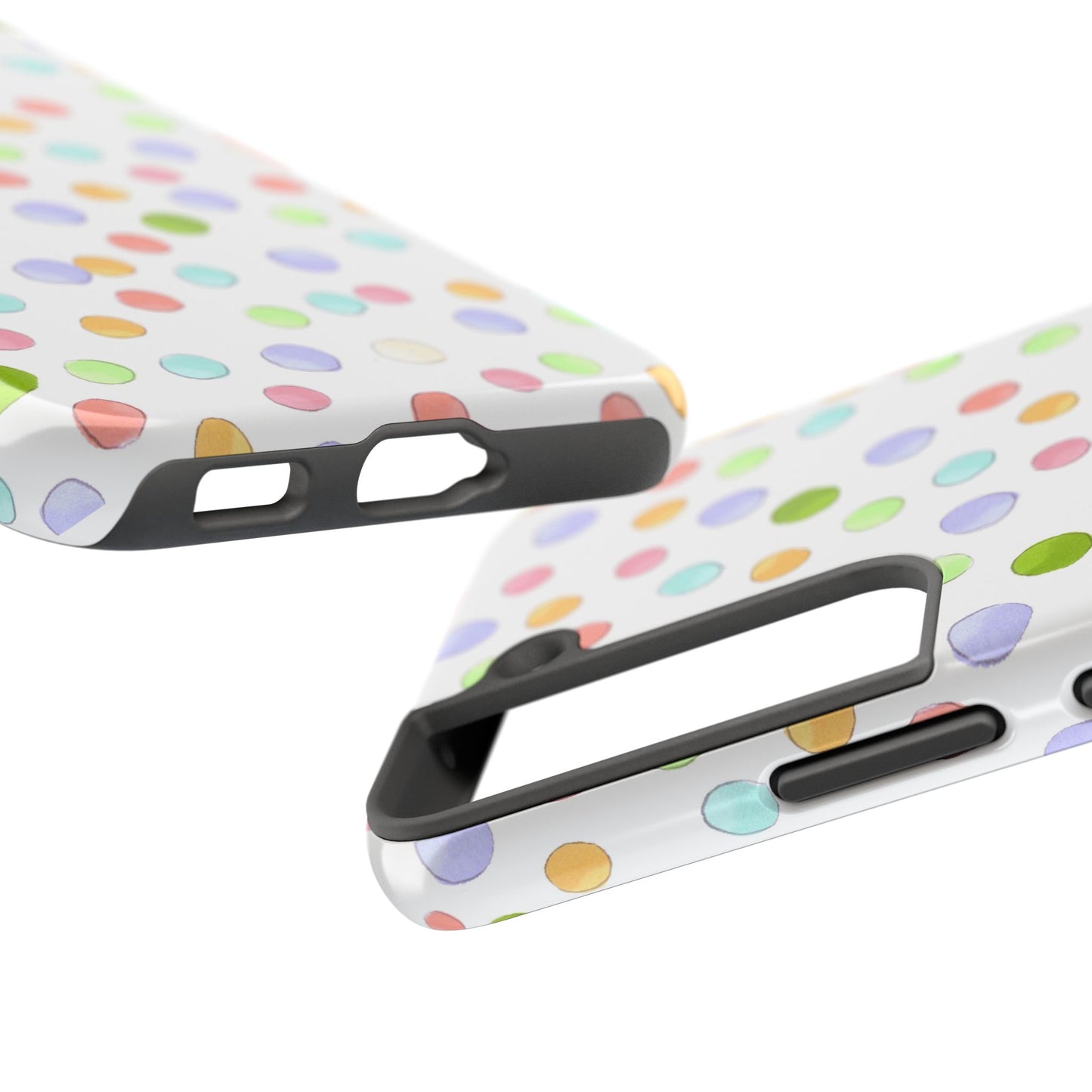 Happy Dots White Phone Case