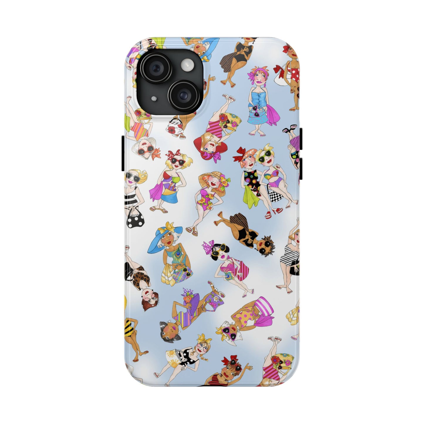 Tossed Beauties Blue Sky Phone Case