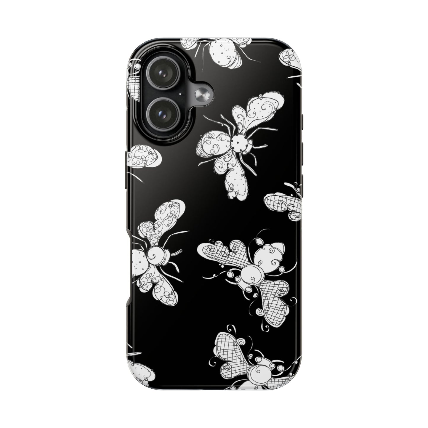 Busy Bee Black Phone Case