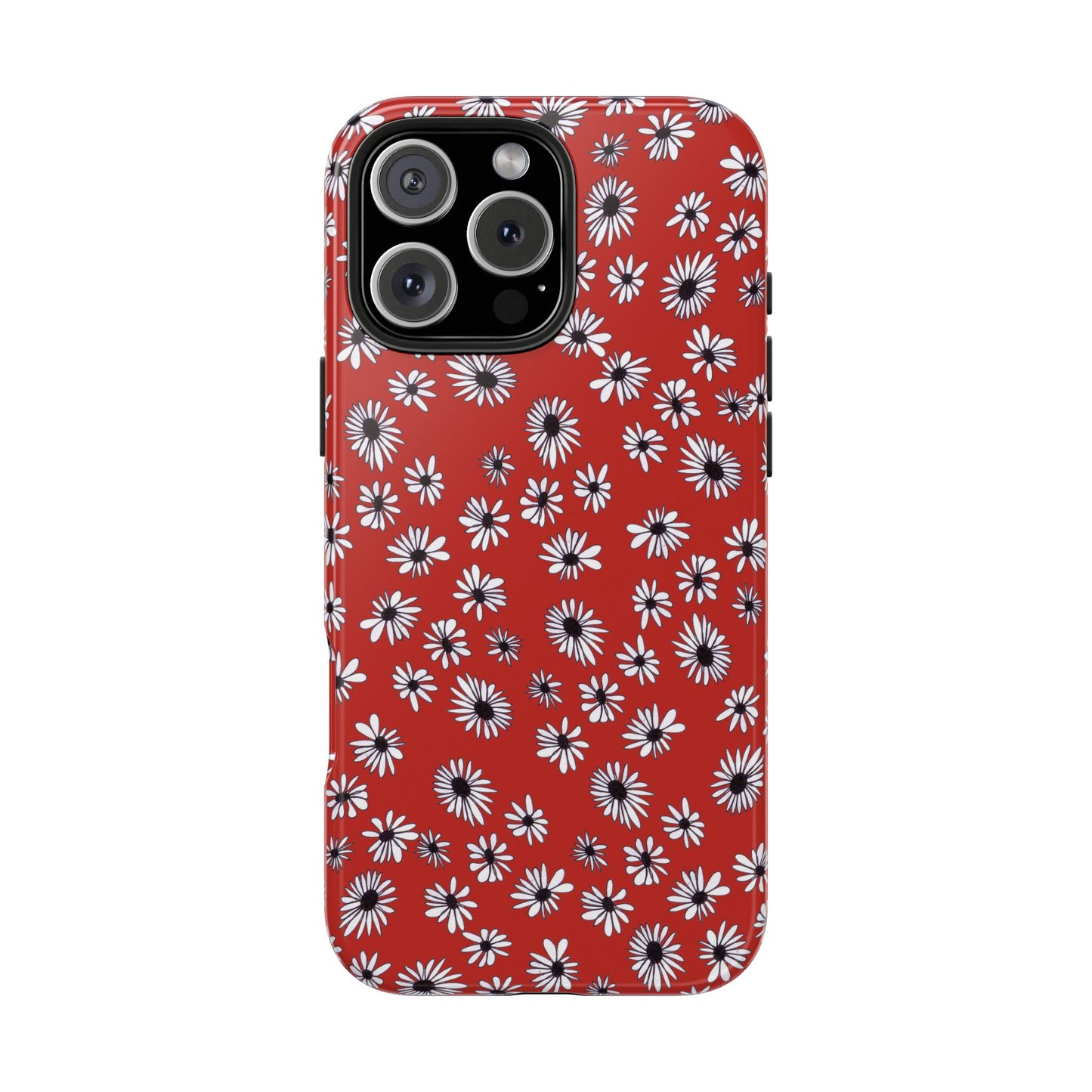 Random Daisy Red / White Phone Case
