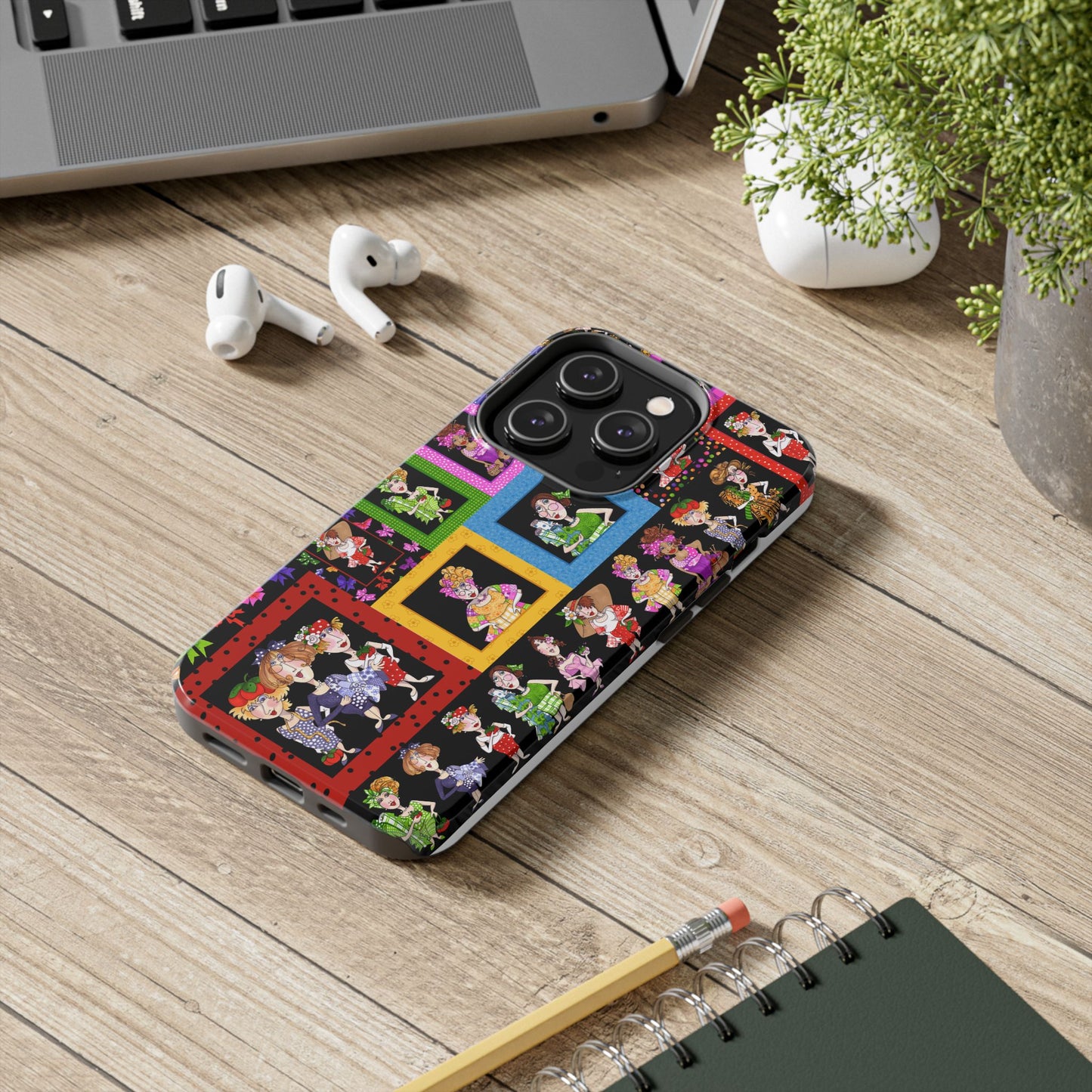 Fun Ladies Black Phone Case