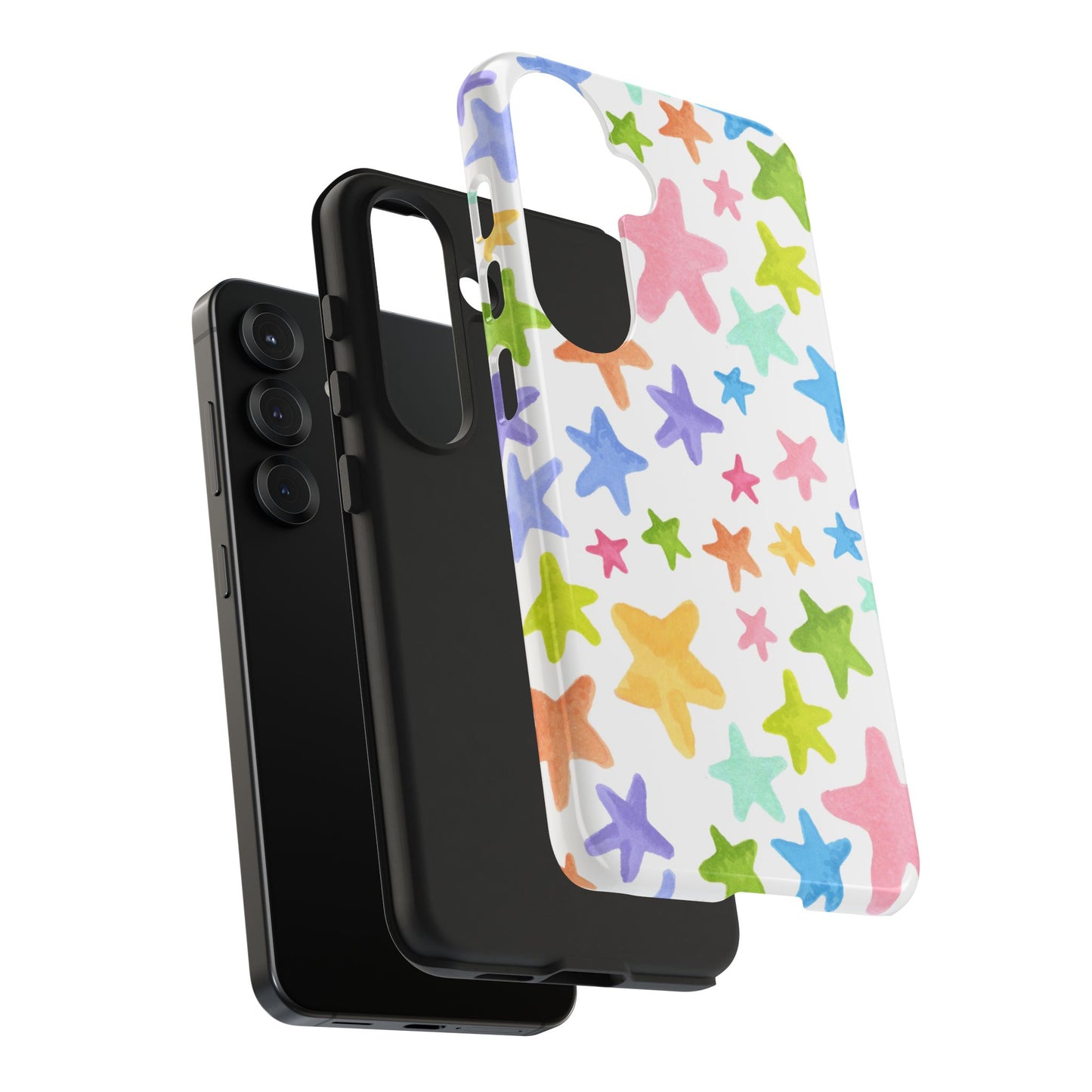 Happy Stars White Phone Case