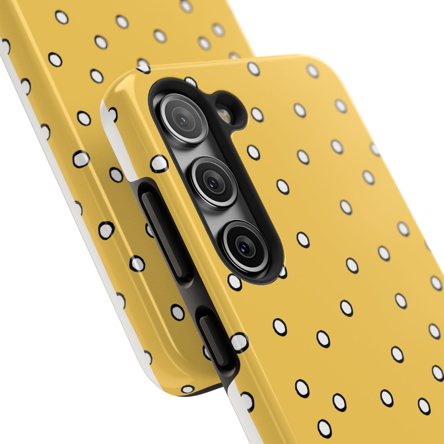 Dots Yellow / White / Black Phone Case