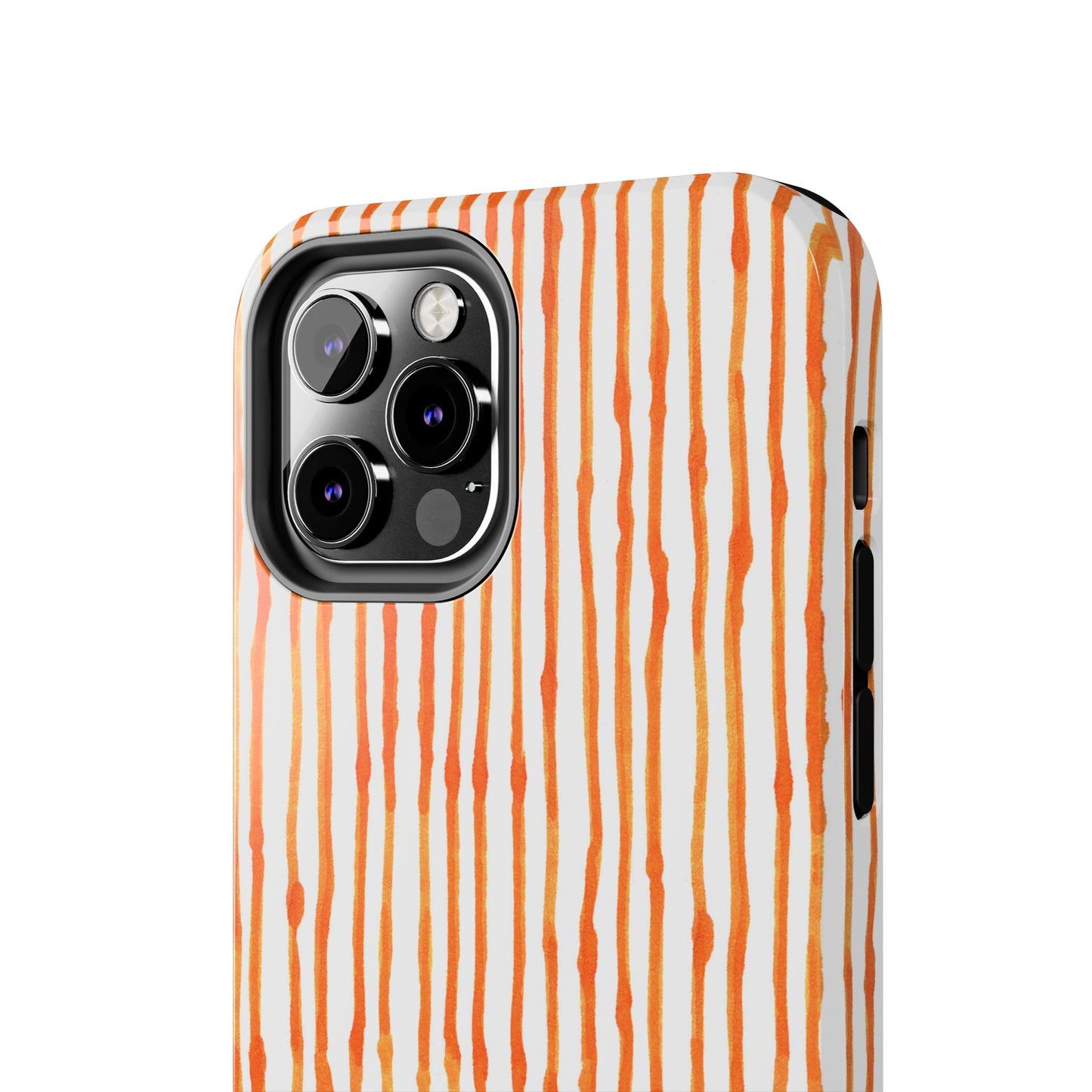 Faux Seersucker Orange / White Phone Case