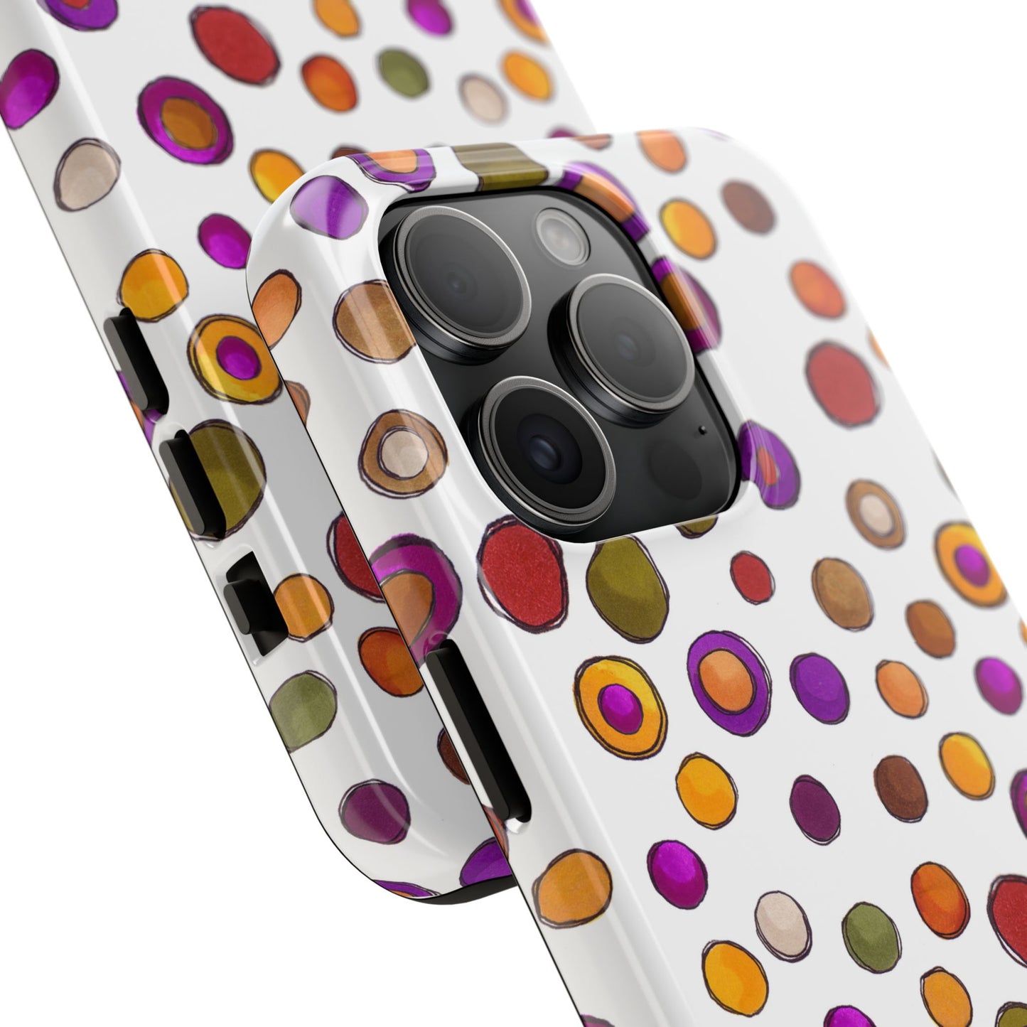 Sesame Dot White Phone Case