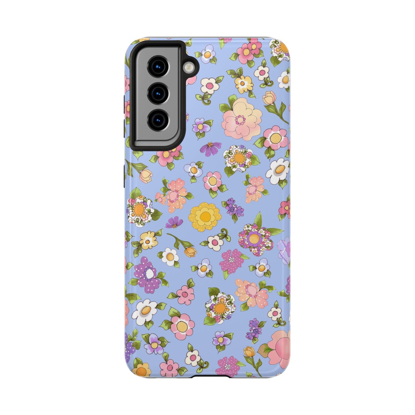 Flowery Blue Phone Case