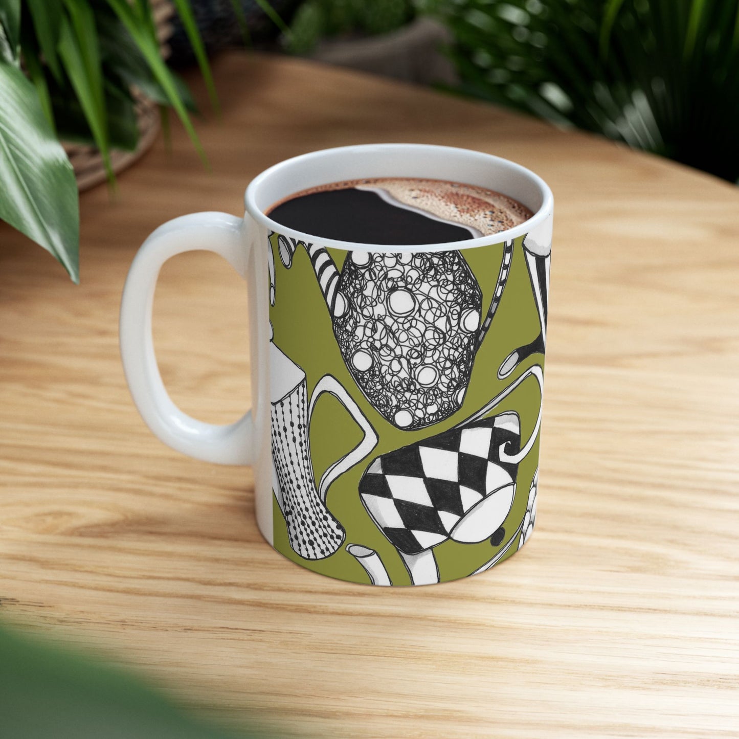 Coffee, Tea Anyone? Green Cup