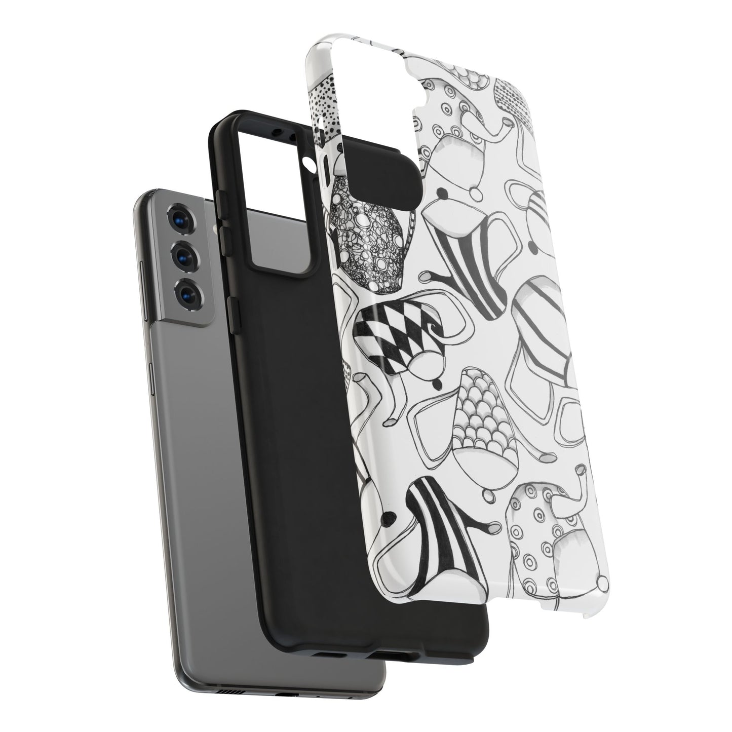 Coffee, Tea Anyone? White Phone Case