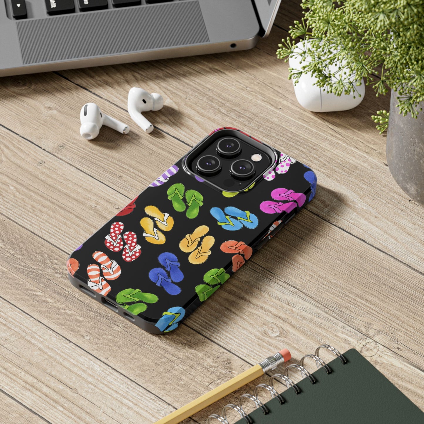 Fun Flops Black Phone Case