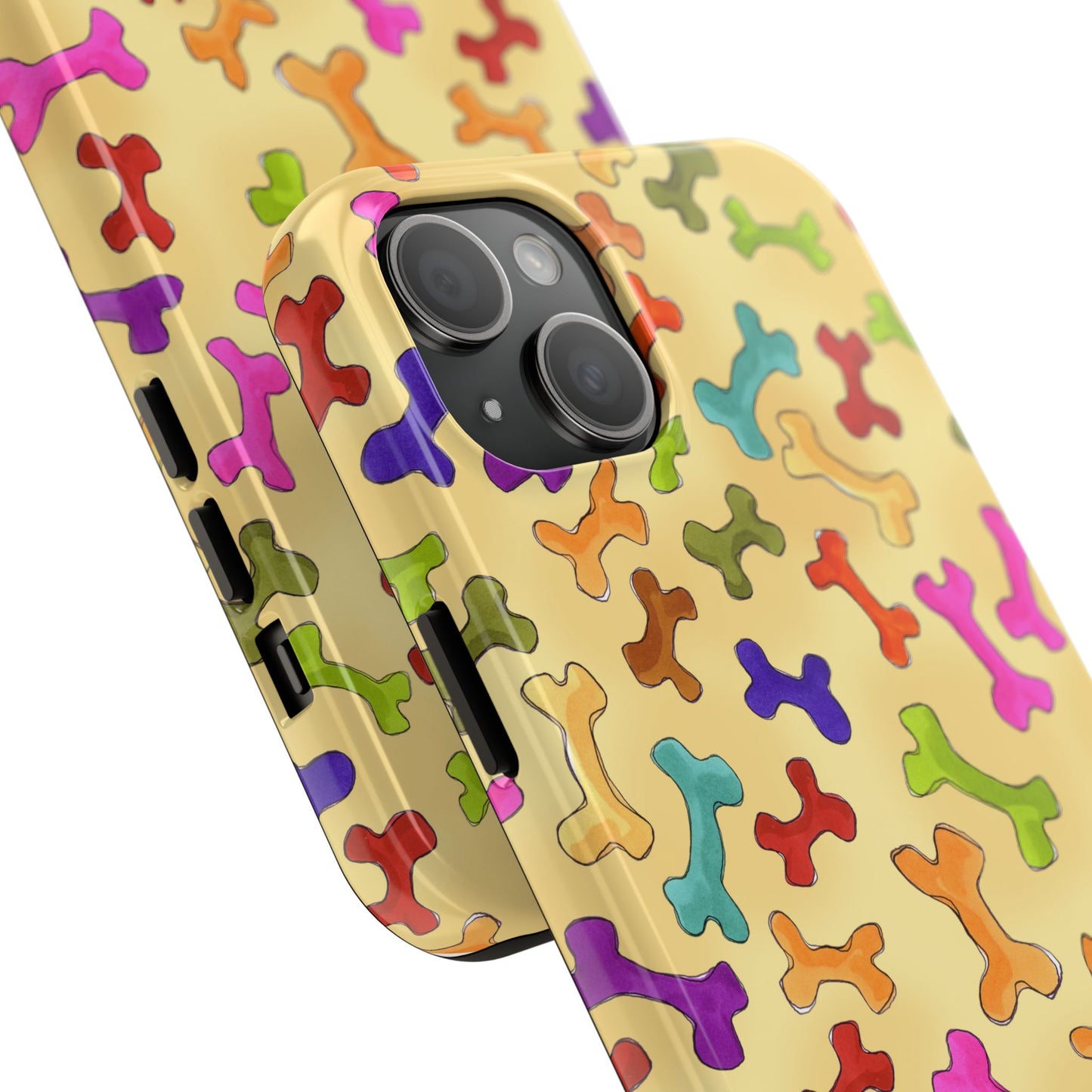 Happy Bones Yellow Phone Case