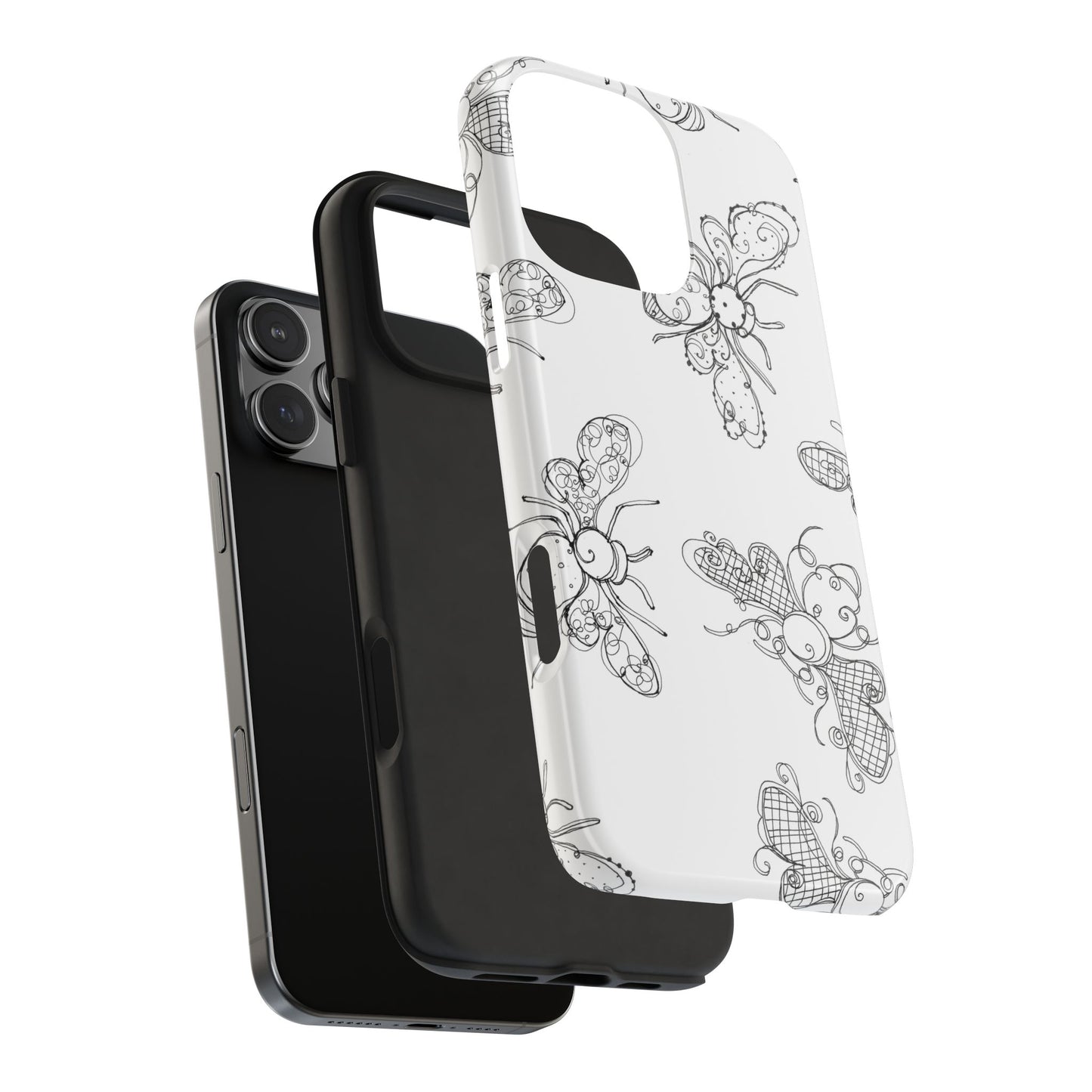Busy Bees White Phone Case