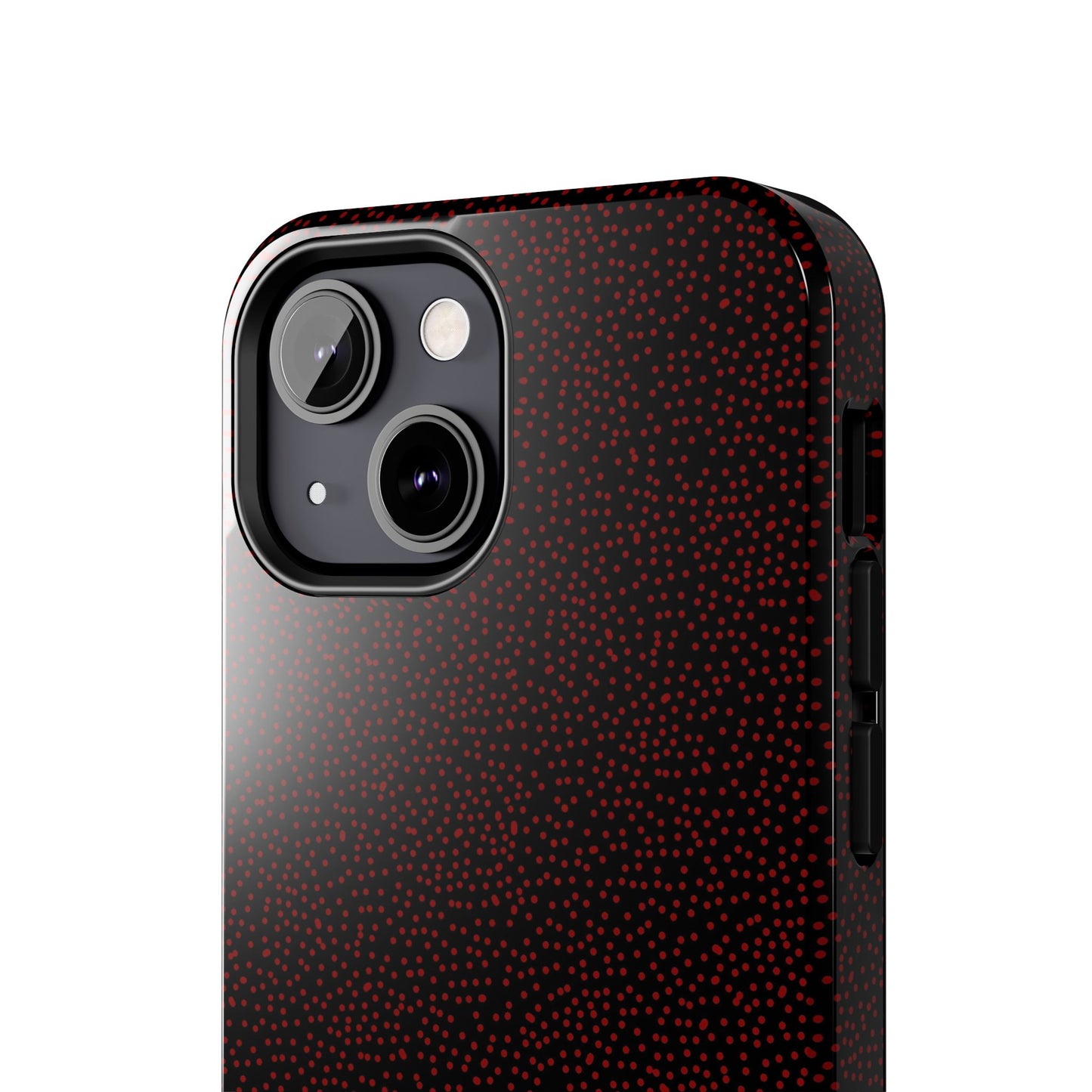 Mini Dot Black / Red Phone Case
