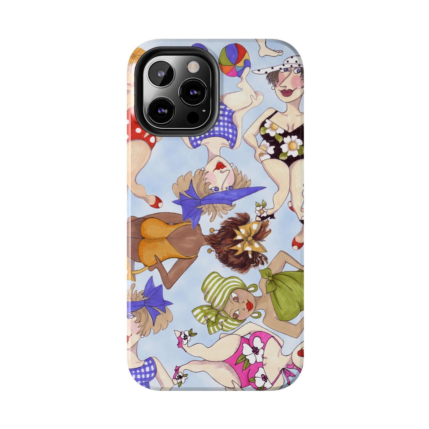 Bathing Beauties Blue Sky Phone Case