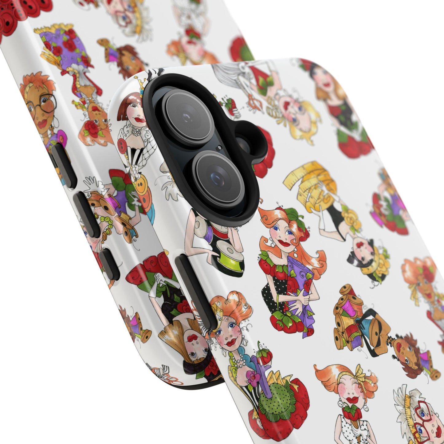 Curious Toss White Phone Case