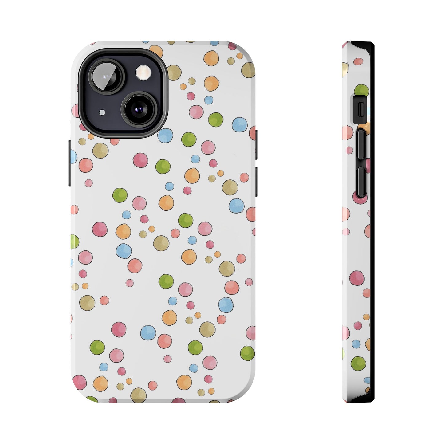 Clown Dots White Phone Case