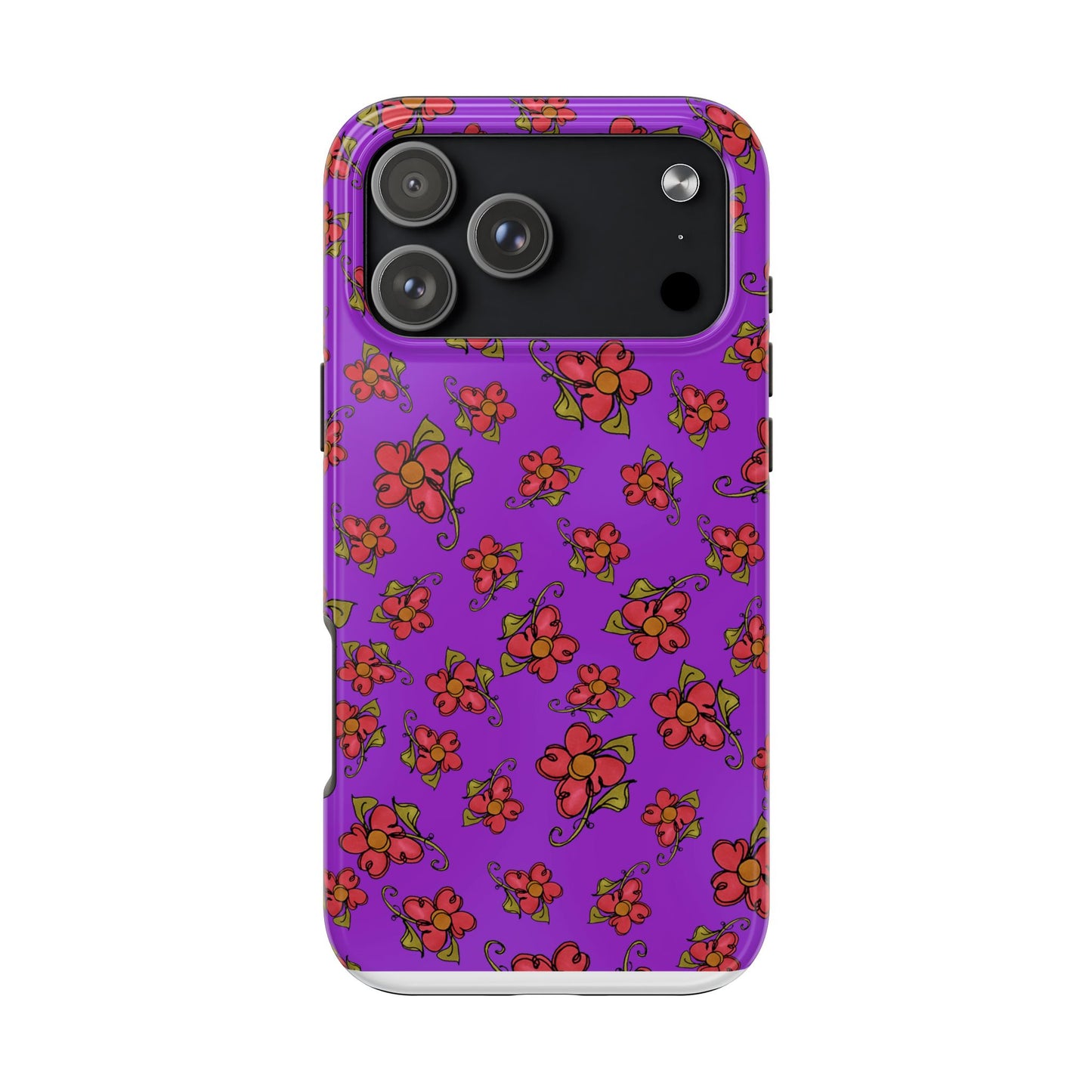 Daisy Caper Purple Phone Case