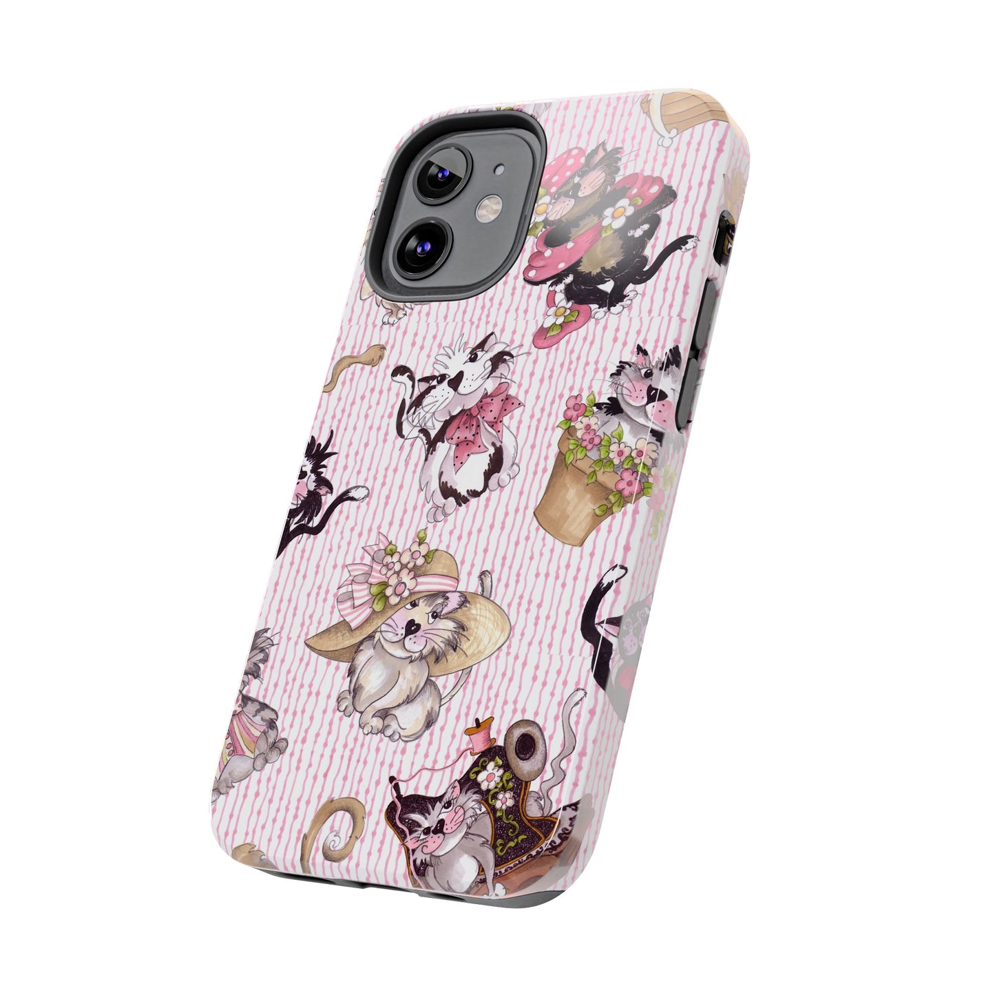 Fancy Cats Pink Phone Case