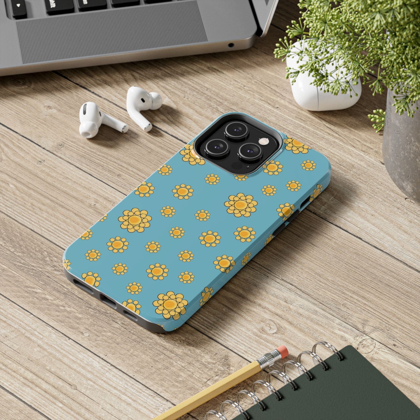 Bandana Dots Turquoise Phone Case