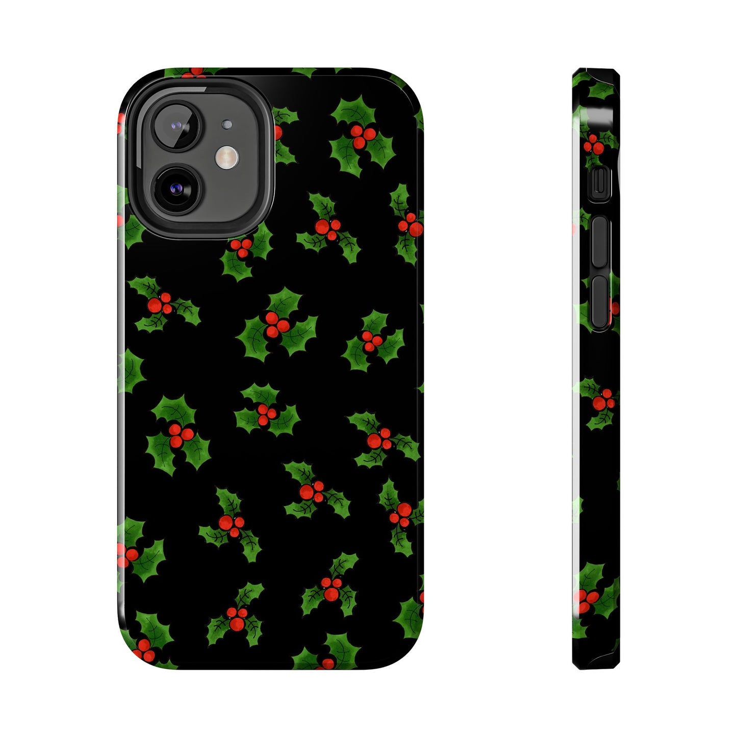 Lotsa Holly Black Phone Case
