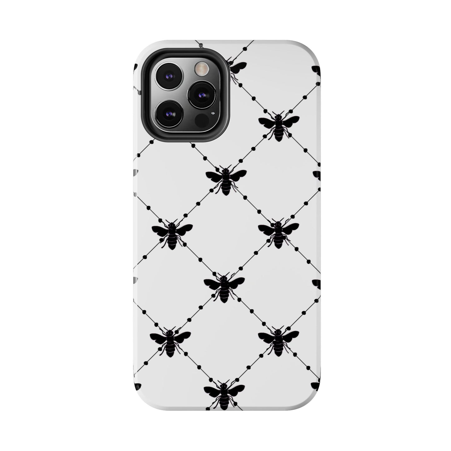 Beaded Bees White Phone Case