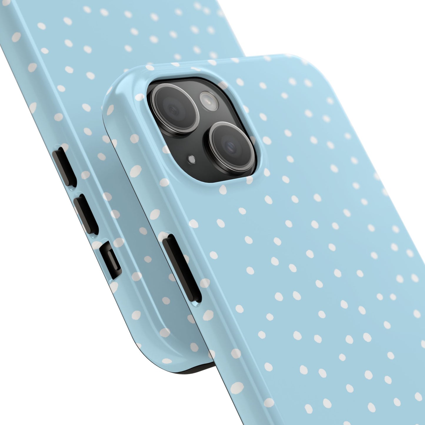 Dinky Dots Aqua / White Phone Case
