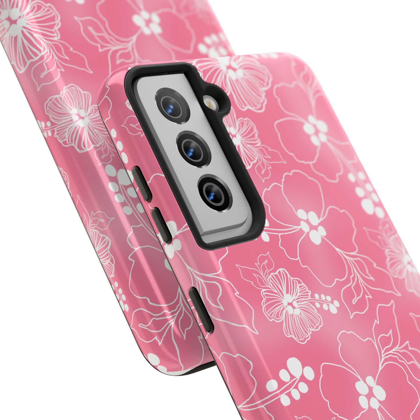 Lacey Hibiscus Pink Phone Case