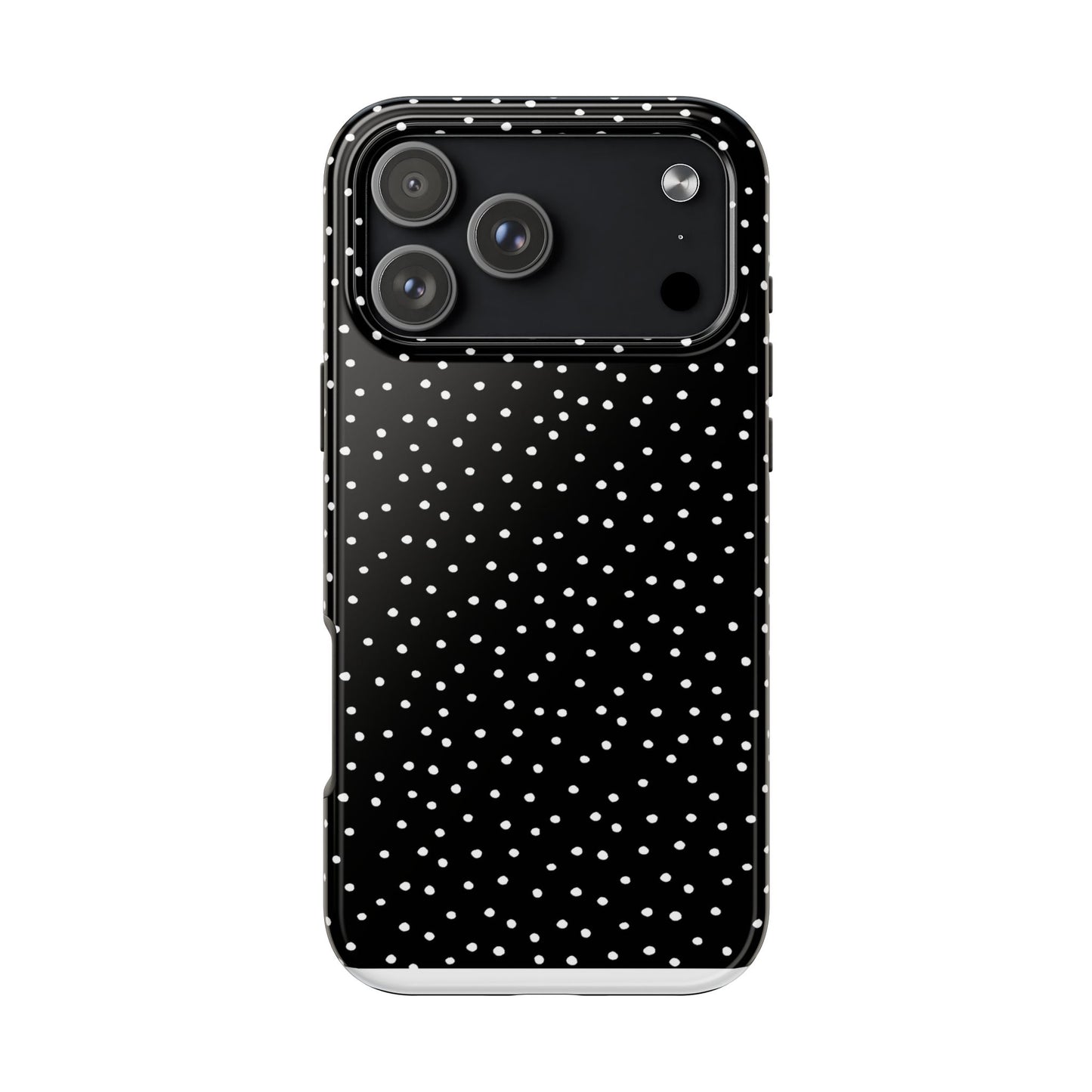 Dinky Dots Black / White Phone Case
