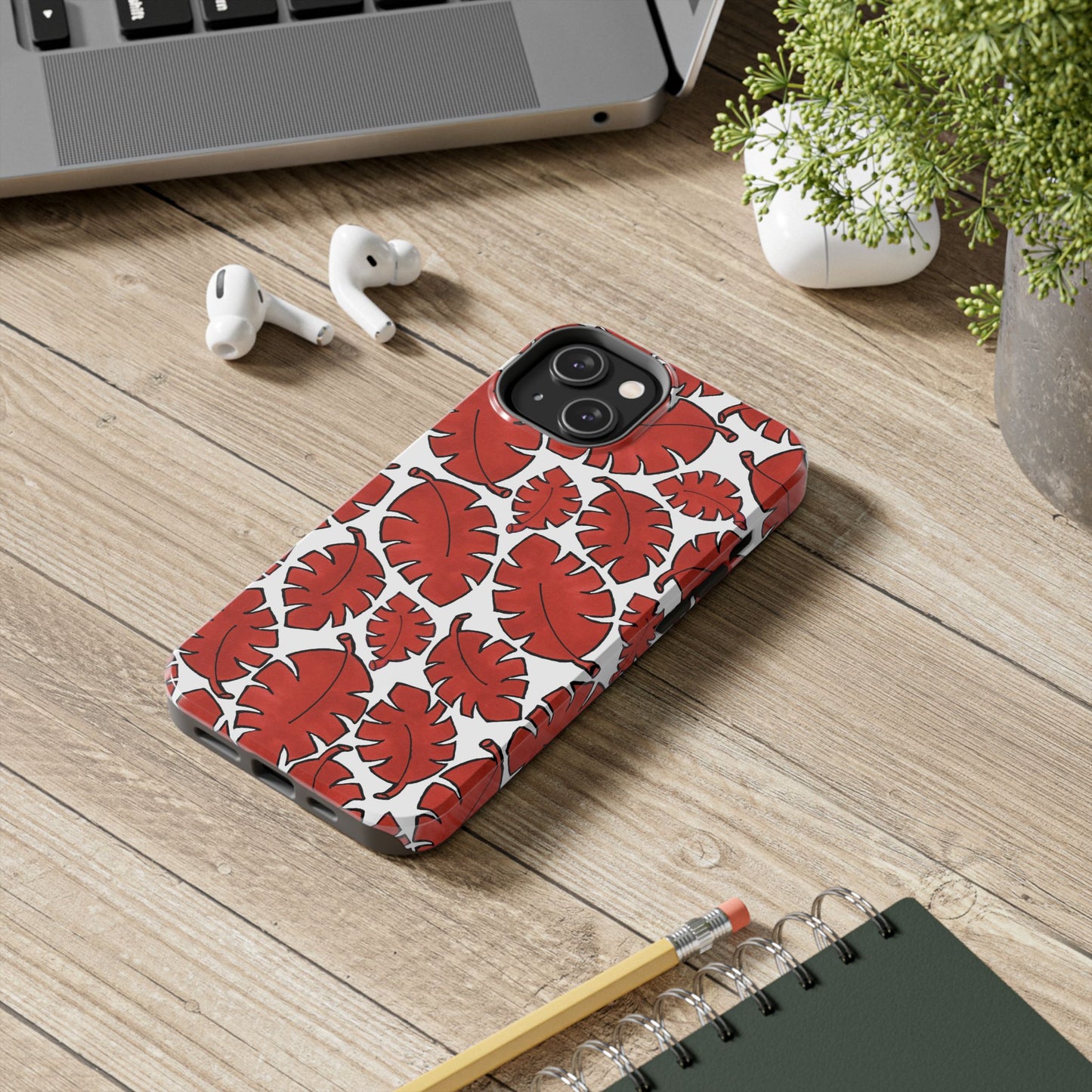 Red Bananas White Phone Case
