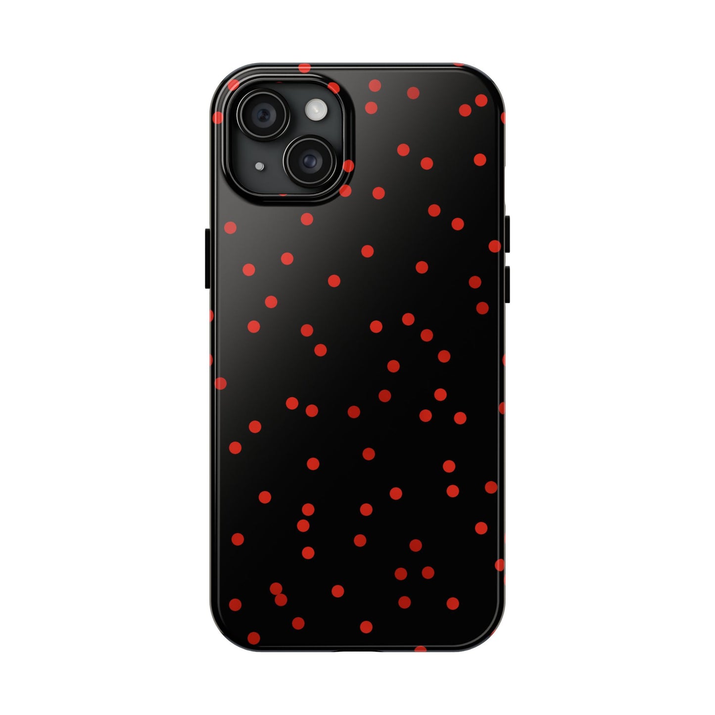 Space Dots Black / Red Phone Case