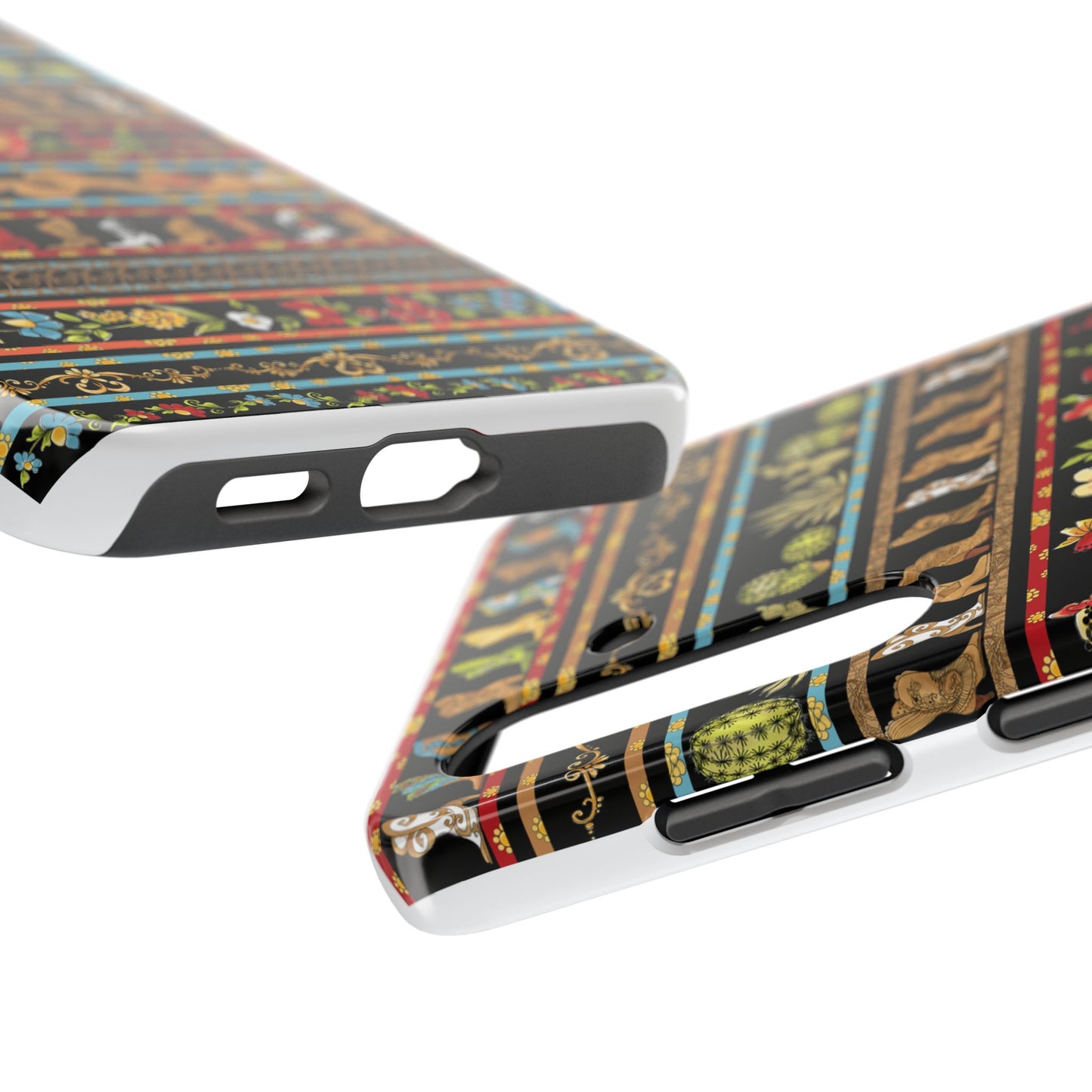 Whoa Borders Black Phone Case