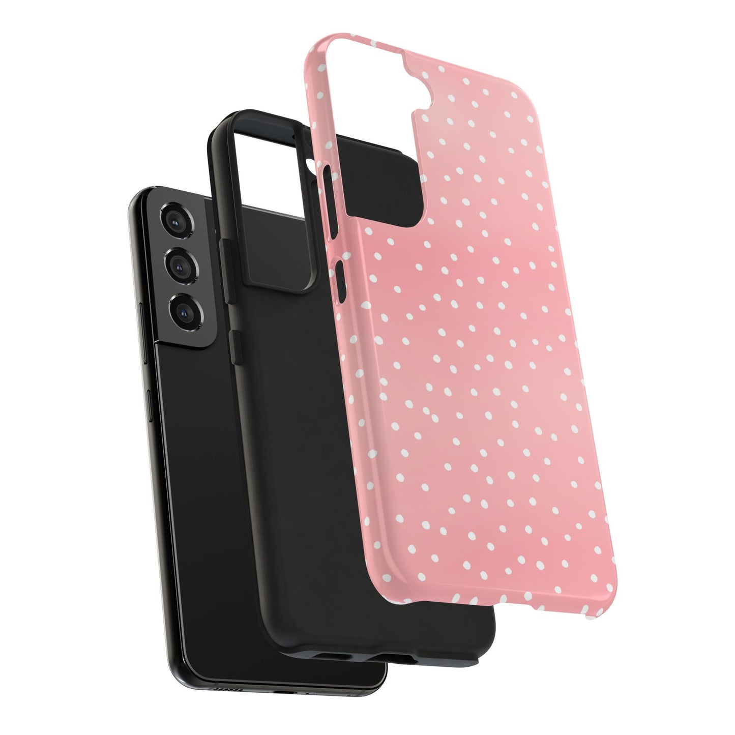 Dinky Dots Coral / White Phone Case