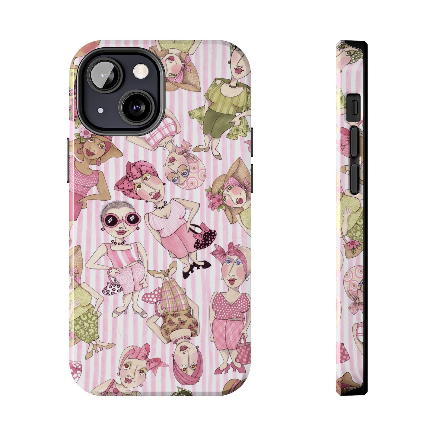 Tossed Ladies Pink Phone Case