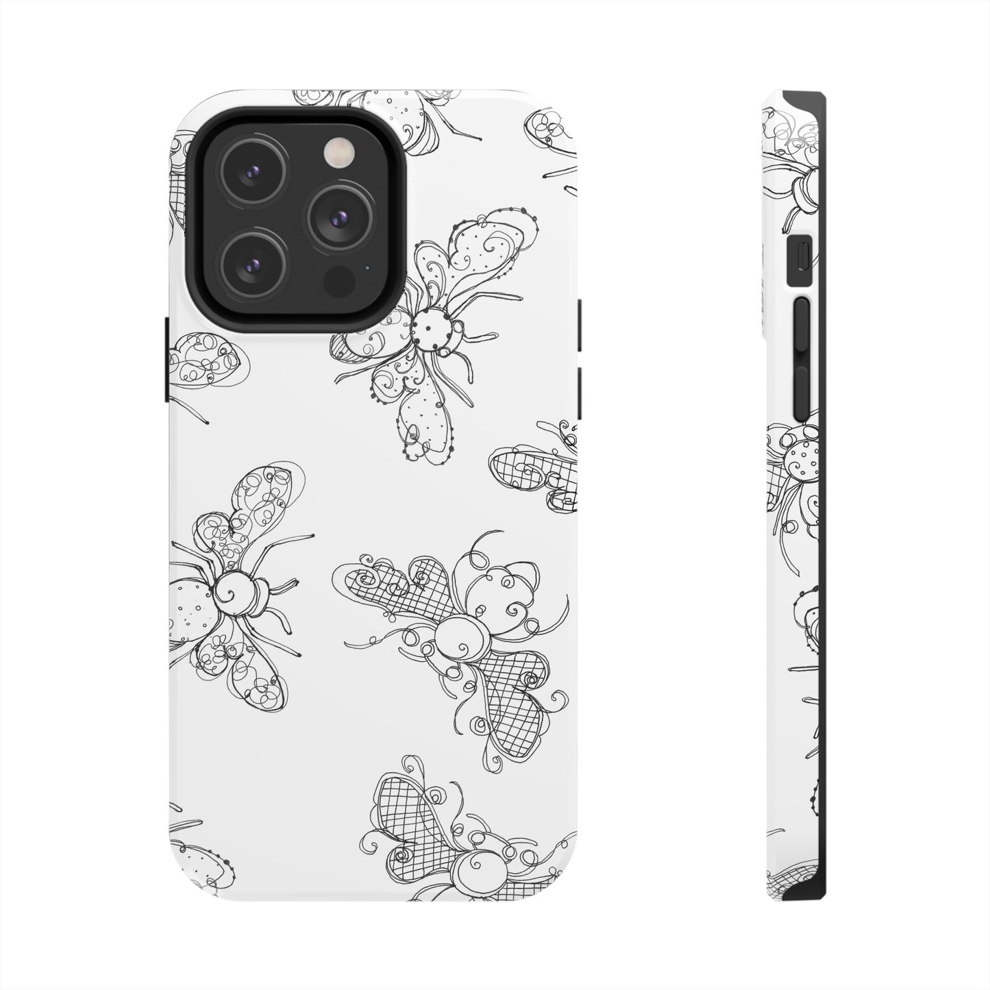 Busy Bees White Phone Case