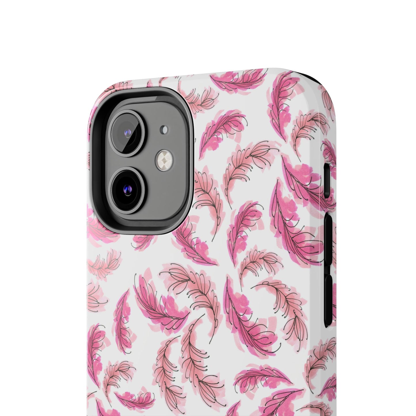 Flam Feathers White Phone Case