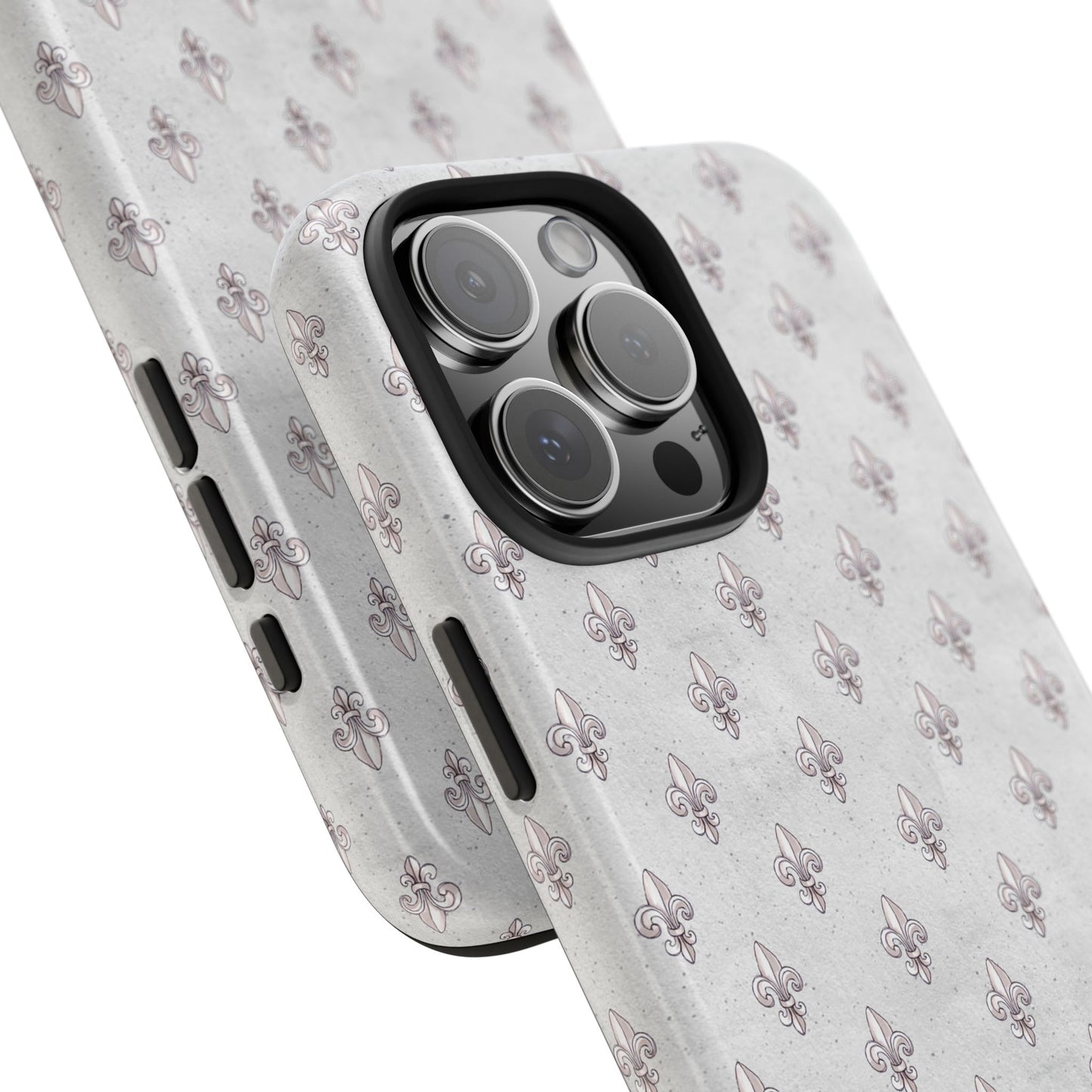 Fleurs Silver Phone Case