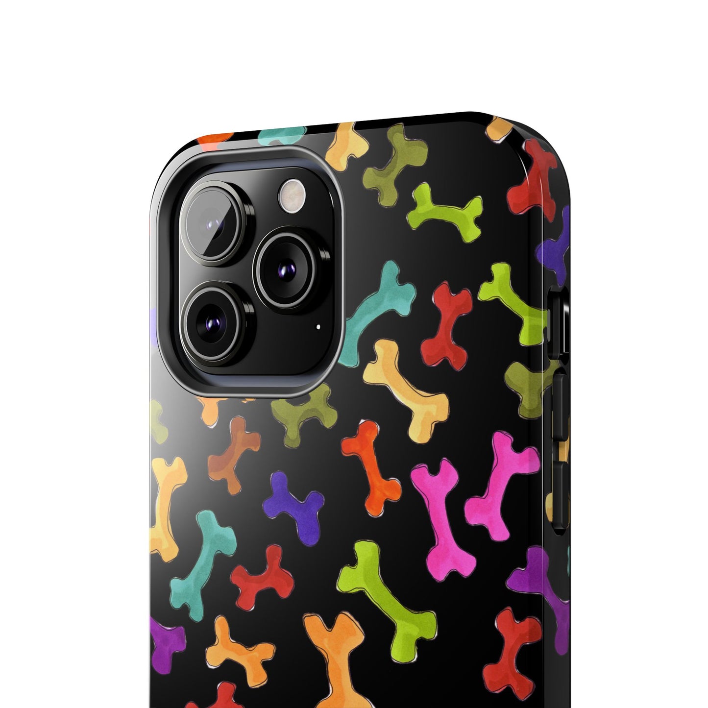 Happy Bones Black Phone Case