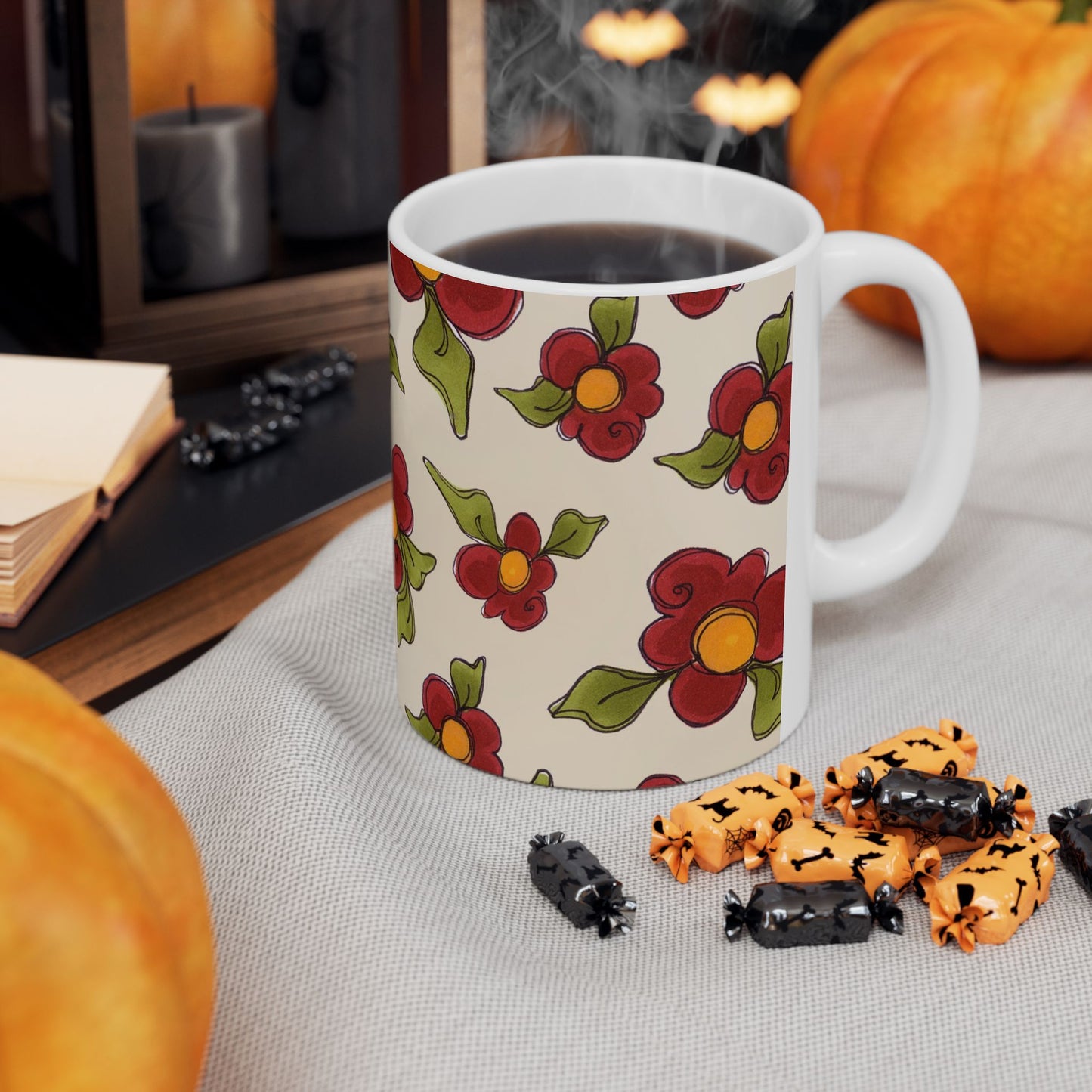 Chili Pepper Daisies Cup