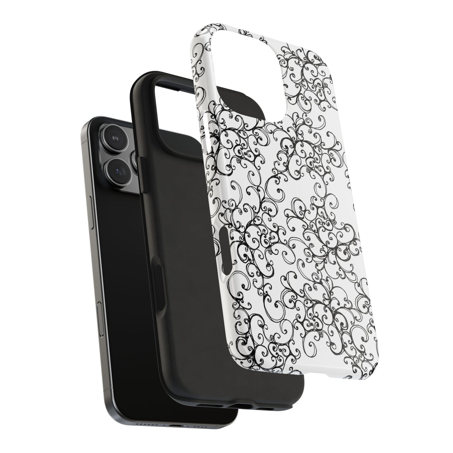 Poodle Scroll Phone Case