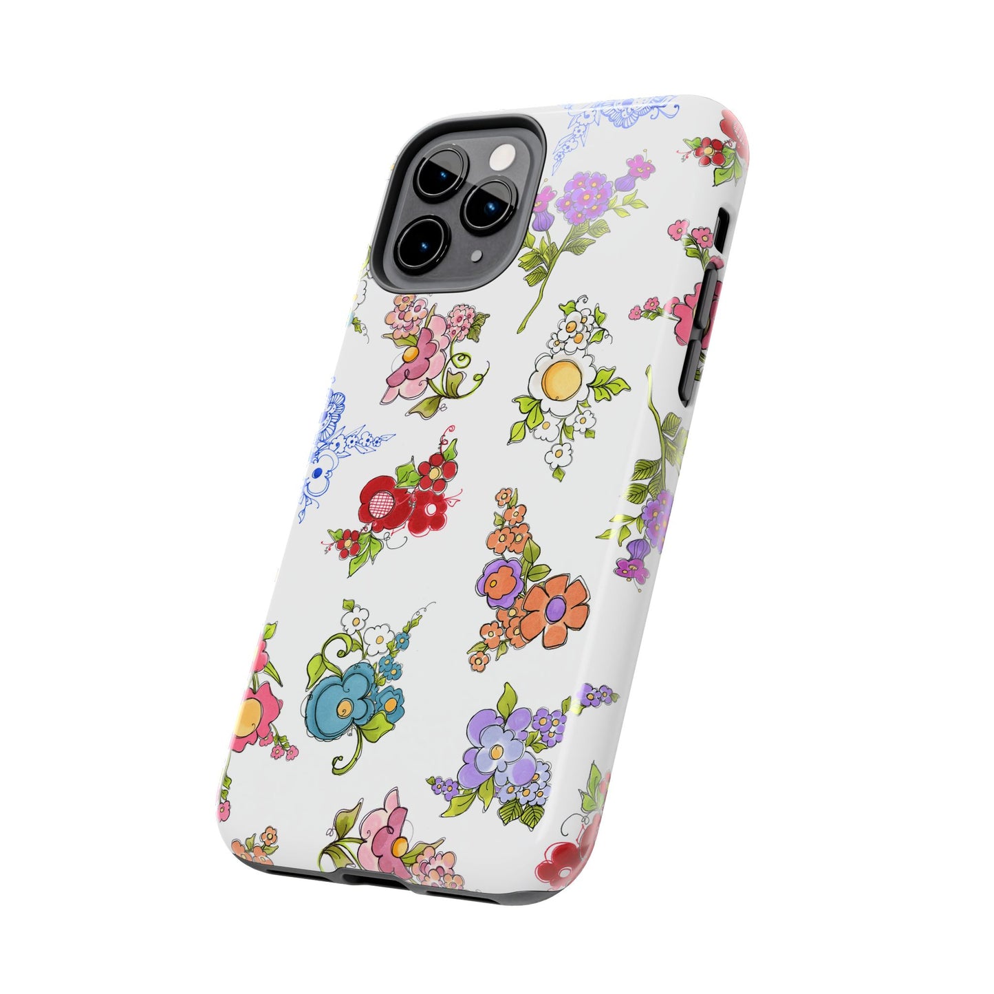 Mixed Bouquets White Phone Case