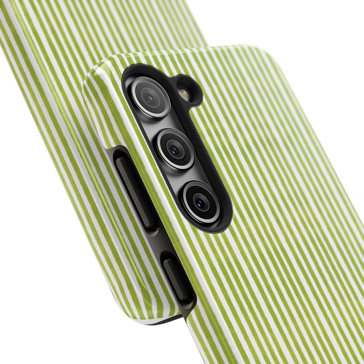 Lazy Stripe Lime Phone Case