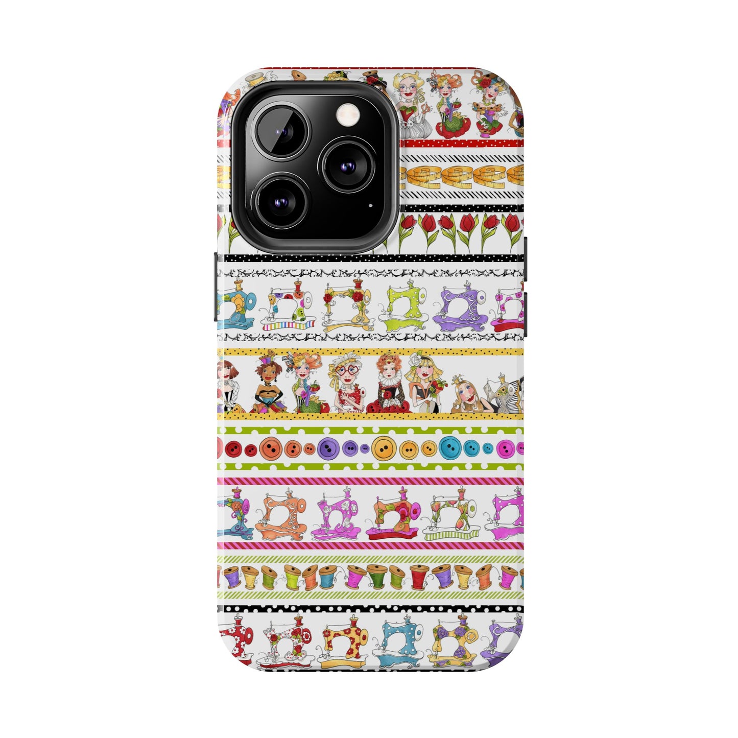 Curious Border White Phone Case