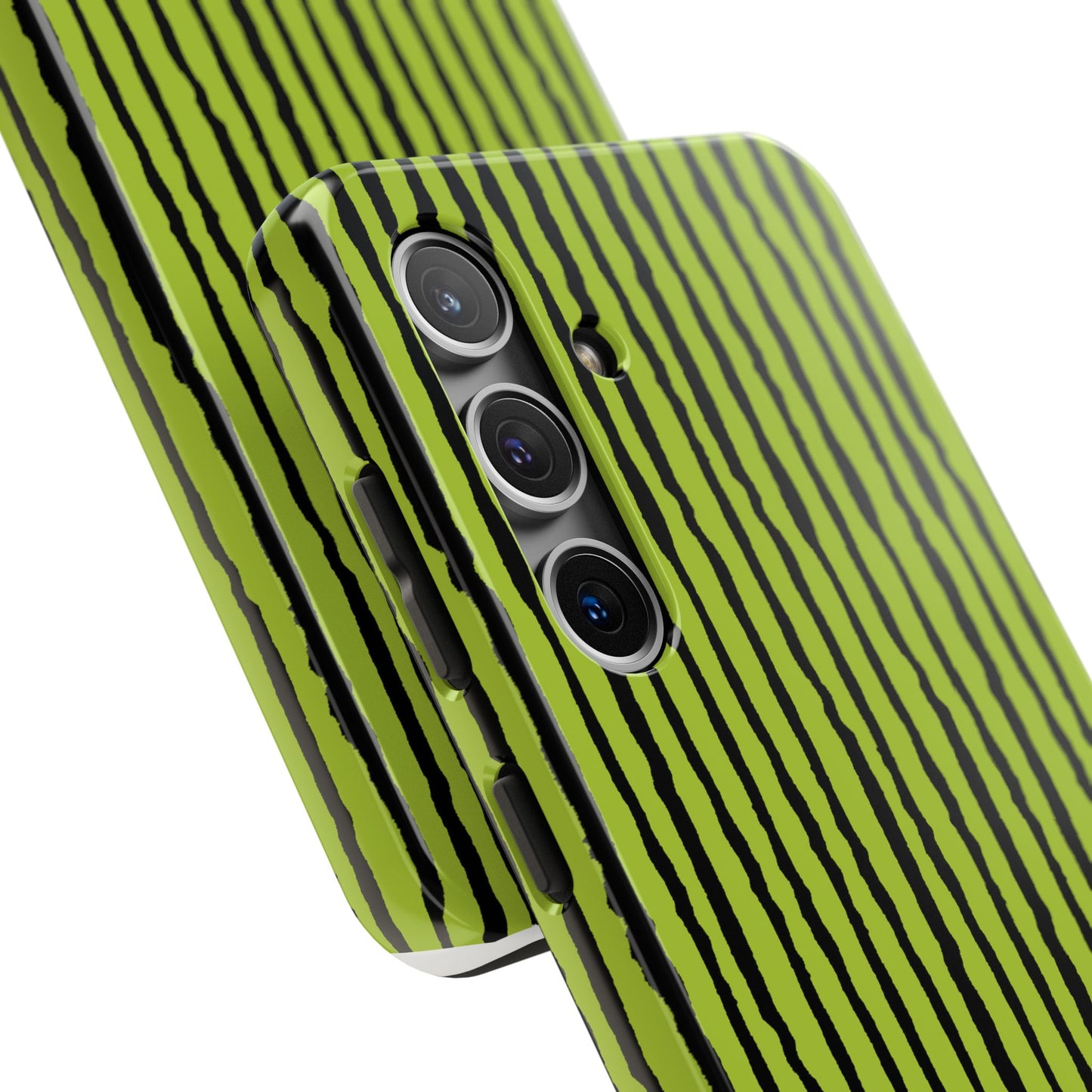 Sorta Stripe Green / Black Phone Case