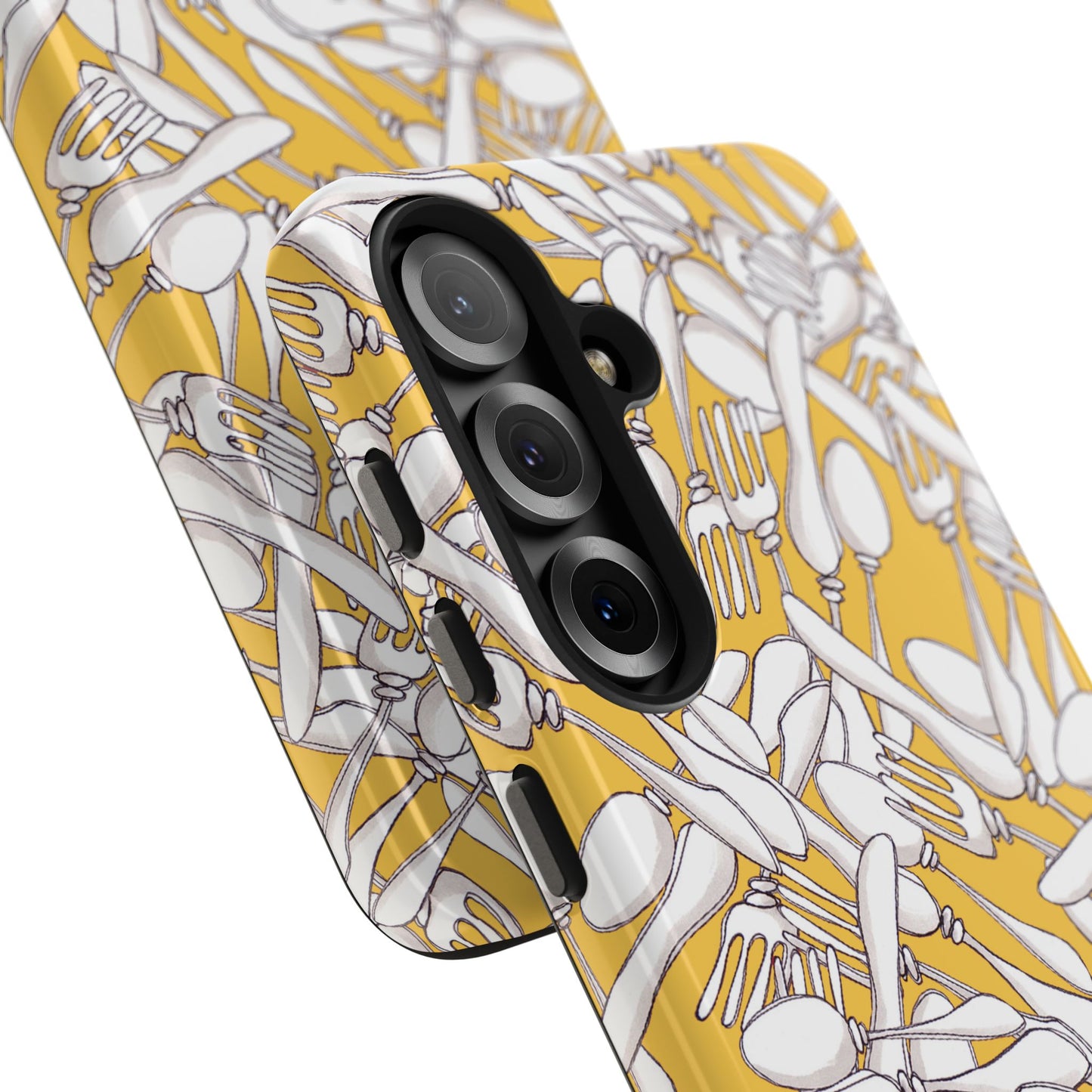 Silverware Wars Yellow Phone Case