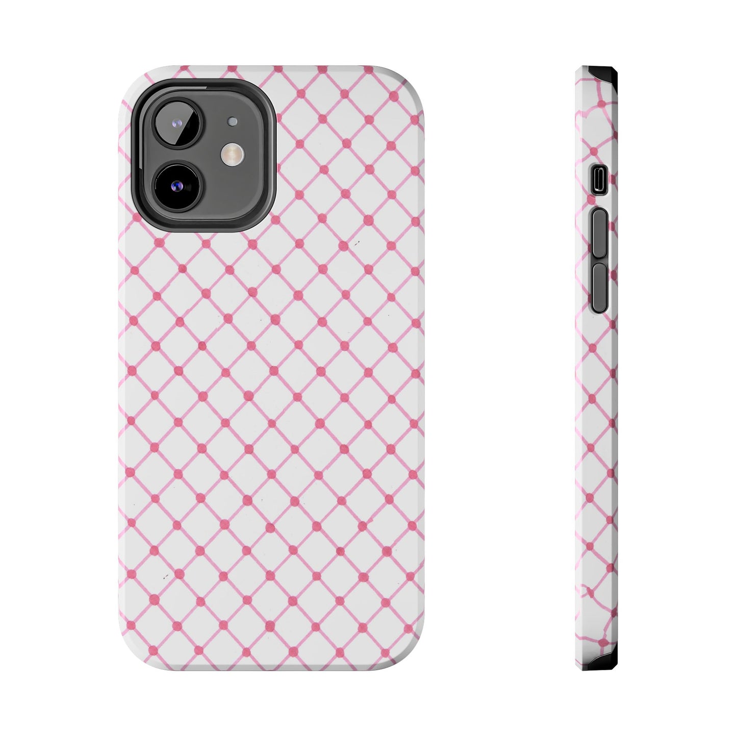 Cyclone Fence White / Pink Phone Case