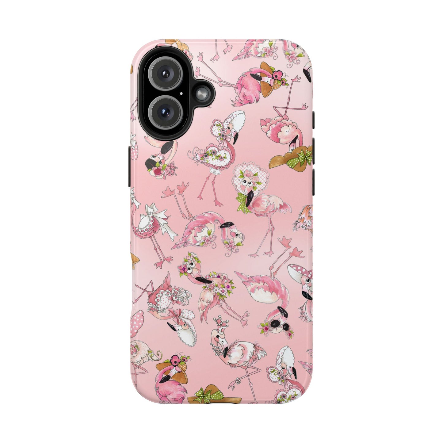 Tossed Flams Pink Phone Case