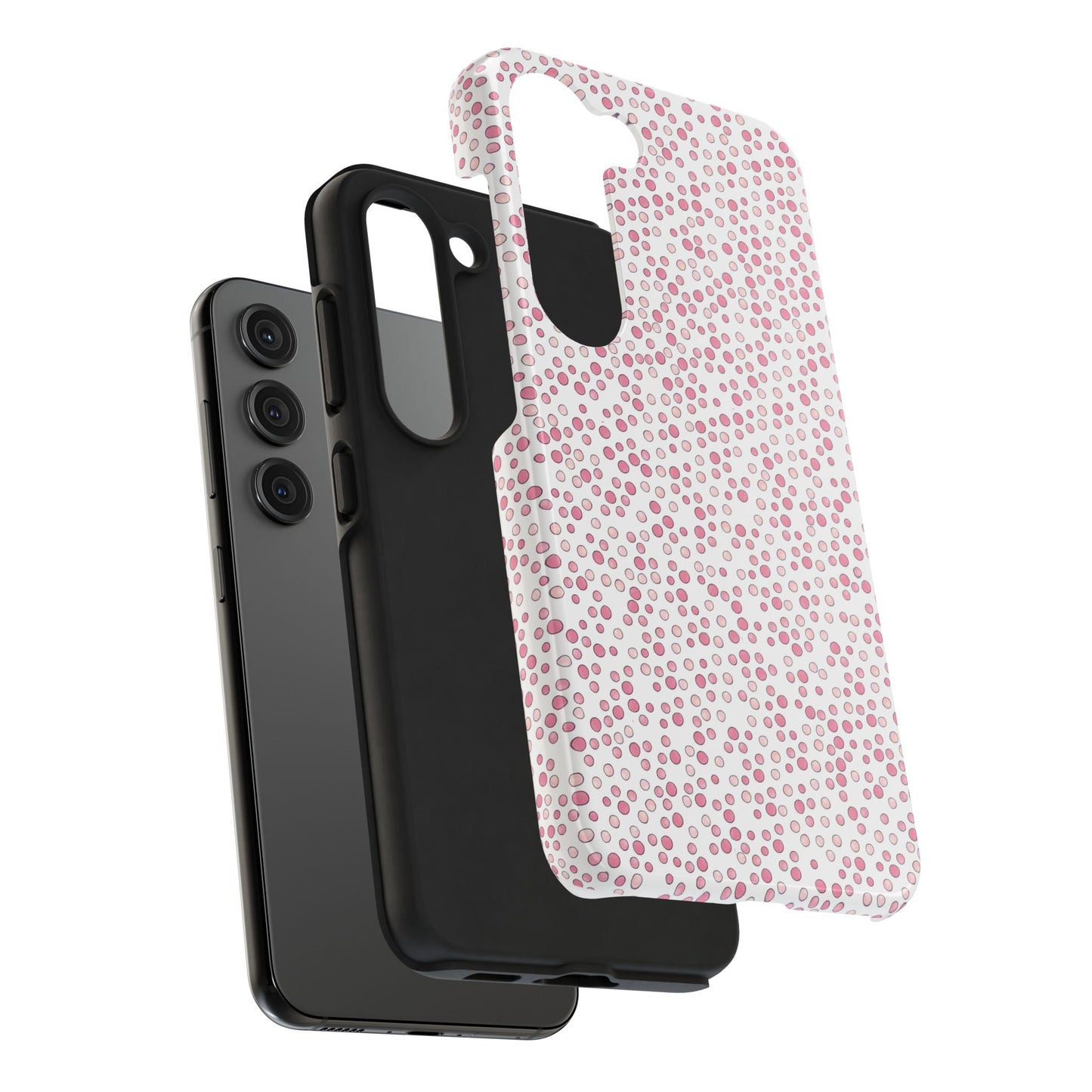 Water Spot Pink / White Phone Case