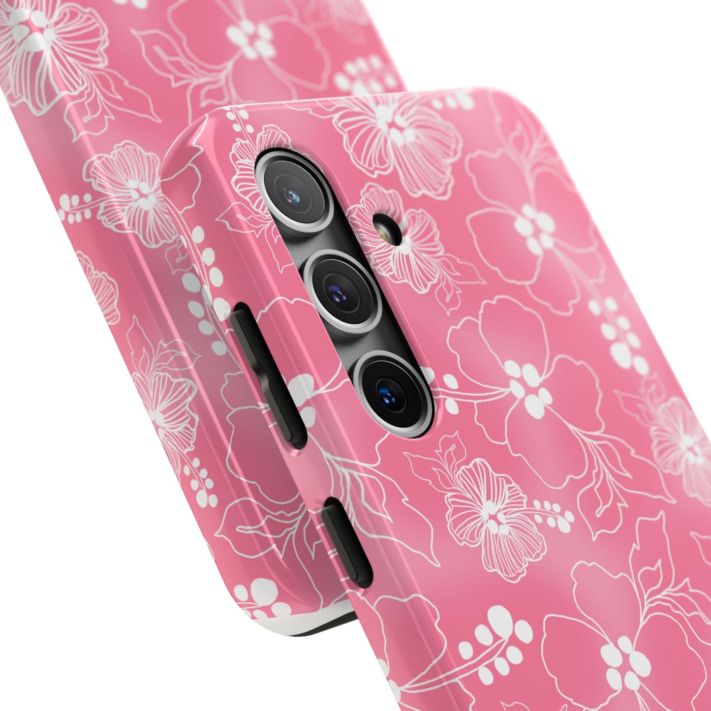 Lacey Hibiscus Pink Phone Case