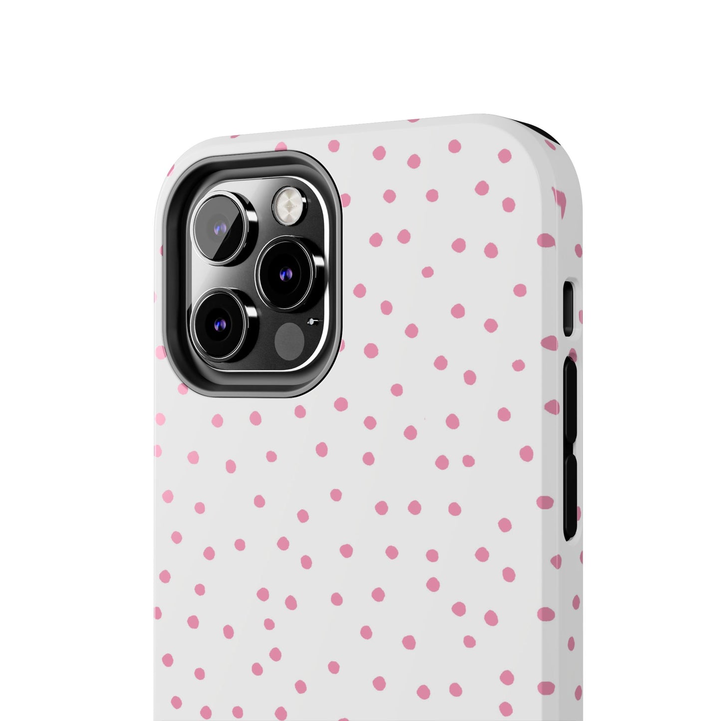 Dinky Dots White / Pink Phone Case